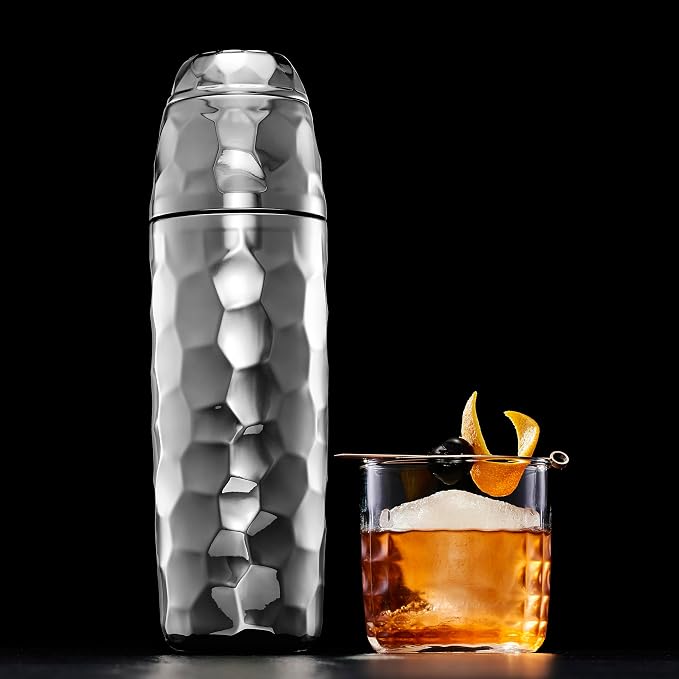 HexClad 25 oz Cocktail Shaker, Vacuum Insulated Bar Shaker - Image 5