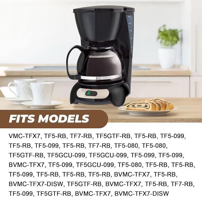4-Cup Glass Carafe fits for Mr.Coffee, Universal Coffee Pot Machine Glass - Image 5