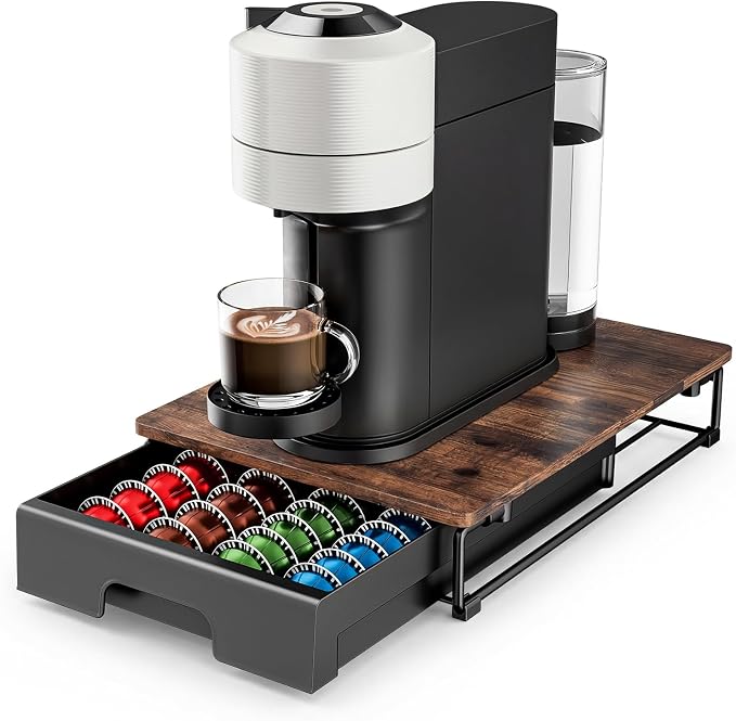 EVERIE Wooden Coffee Pod Storage Drawer by EVERIE