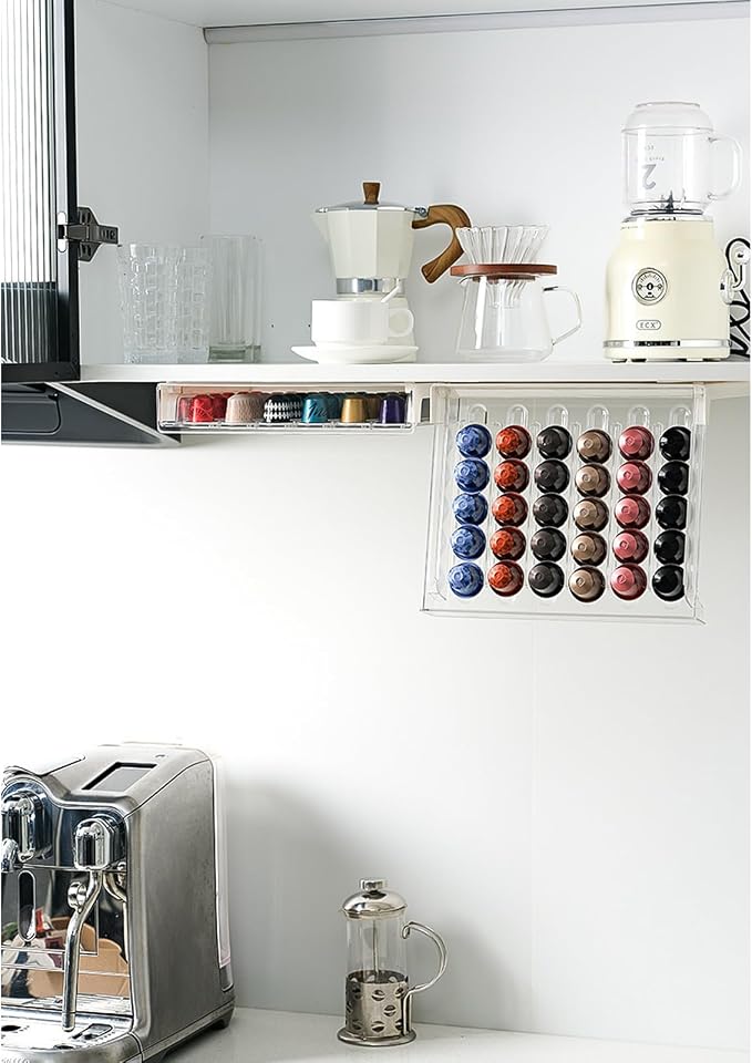 QISHENG - Coffee Pods Capsules Organizer Drawer, Storage Holder - Image 5