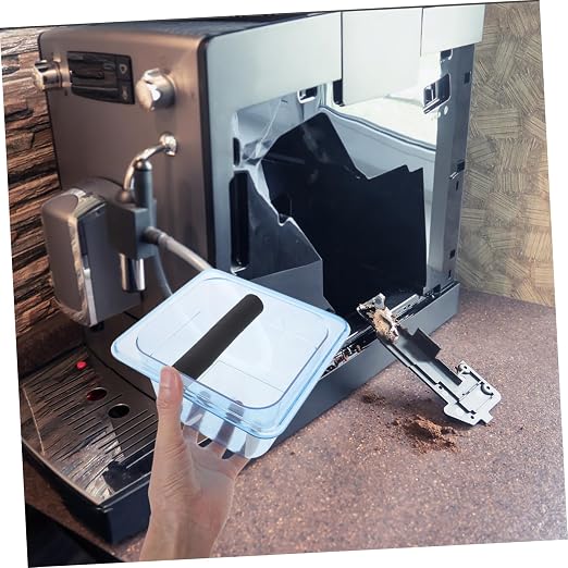 Mikikit Large Espresso Acrylic Grounds Disposal Bin - Image 7