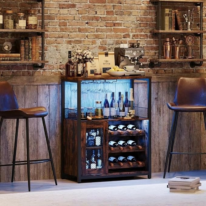 Jojoka 3 Tier Wine Bar Cabinet by Jojoka