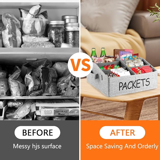 8 Compartment Fabric Snack Organizer - Image 6