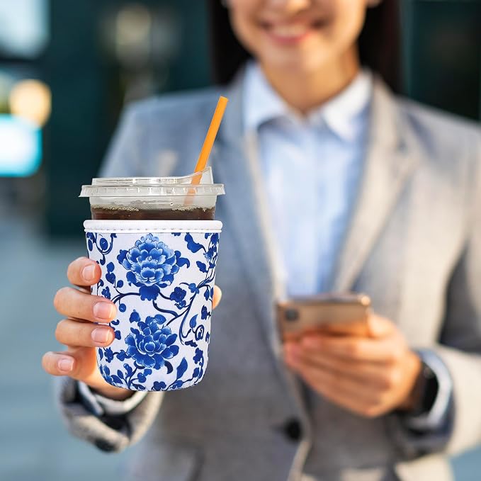 2 Pack Reusable Iced Coffee Sleeves - Image 6
