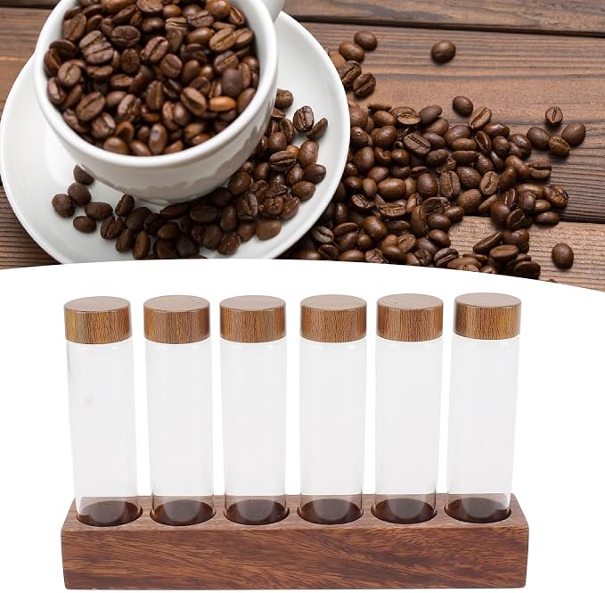 Coffee Bean Storage Tubes, Glass Coffee Bean Container Offee Jar Coffee Bean - Image 6