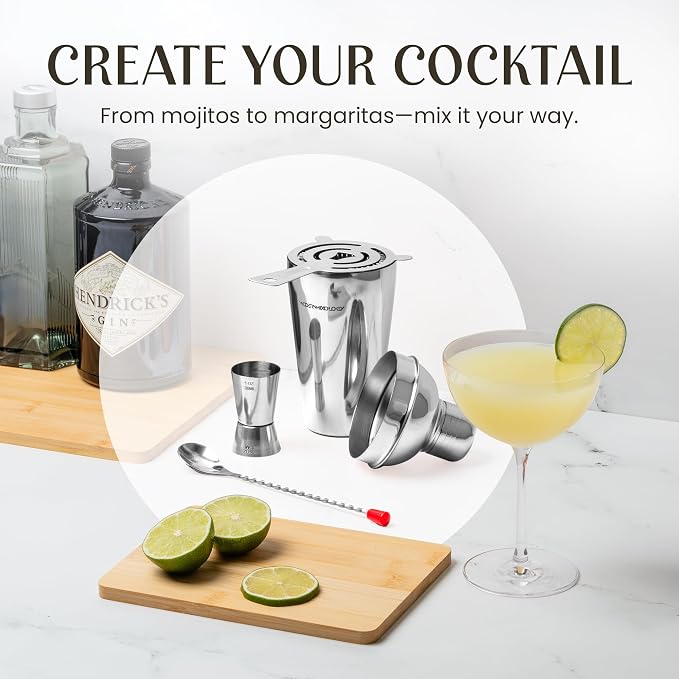 Modern Mixology Cocktail Shaker Set - Image 4
