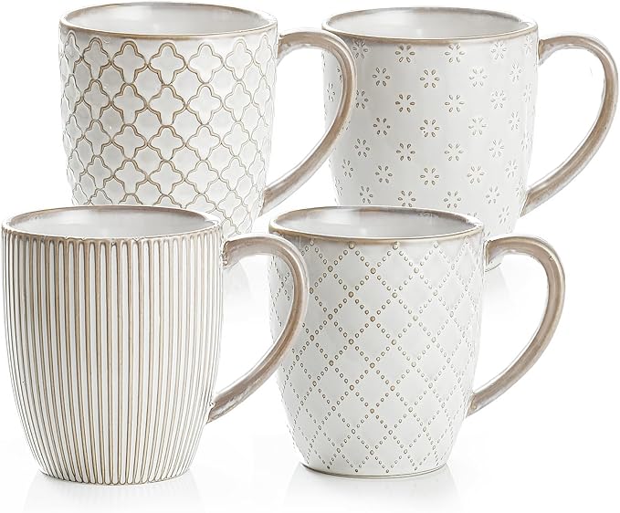 getstar Large Coffee Mugs 18 OZ Set of 4 by Getstar