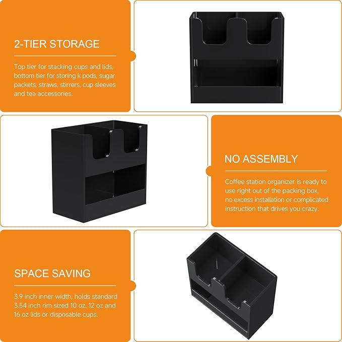 Beego 3-Compartment Cup Holder for Countertop - Image 8