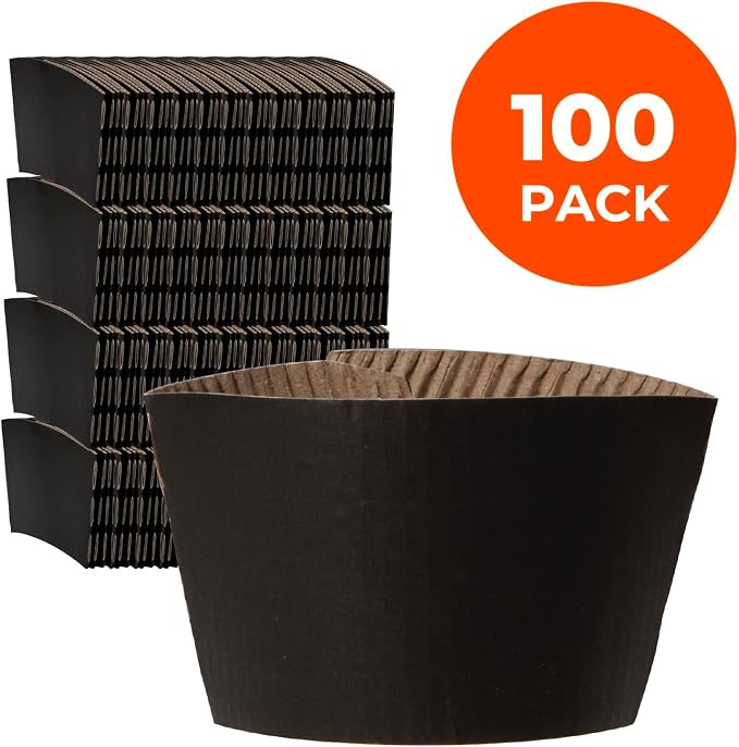 FMP Brands 100 Pack Coffee Sleeves - Image 2