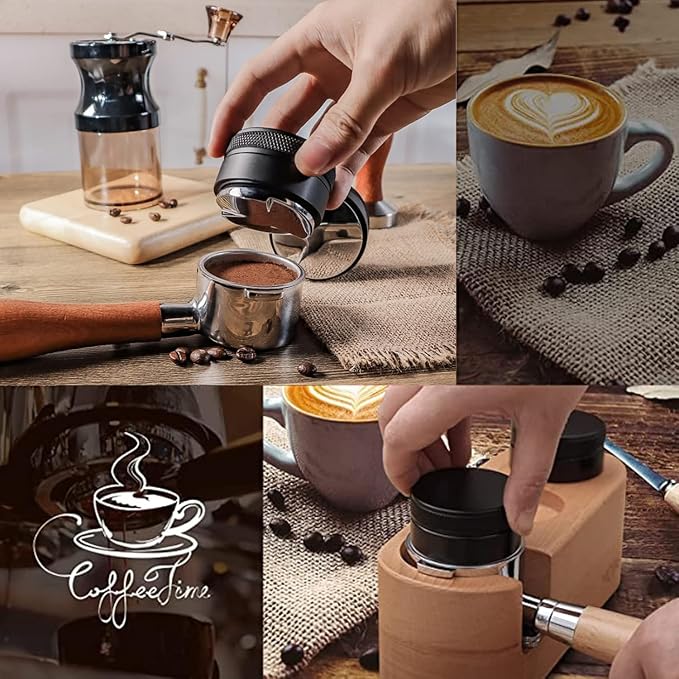 51mm Coffee Dispenser and Tamper, Espresso Accessories, Coffee Bistributor - Image 7