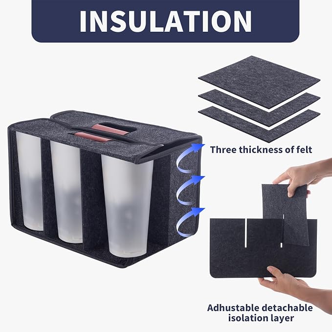 2 Pack 6 Cup Drink Carrier - Image 2