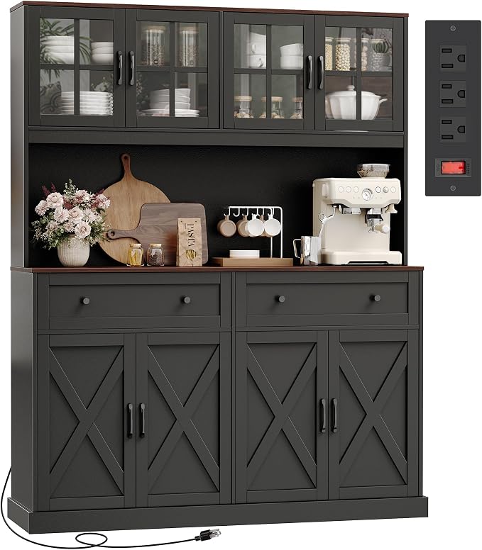 PRAISUN 71''H x 55.1''W Pantry Cabinet by PRAISUN