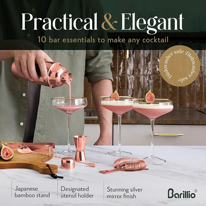 Barillio Rose Gold Bartender Kit - Image 3