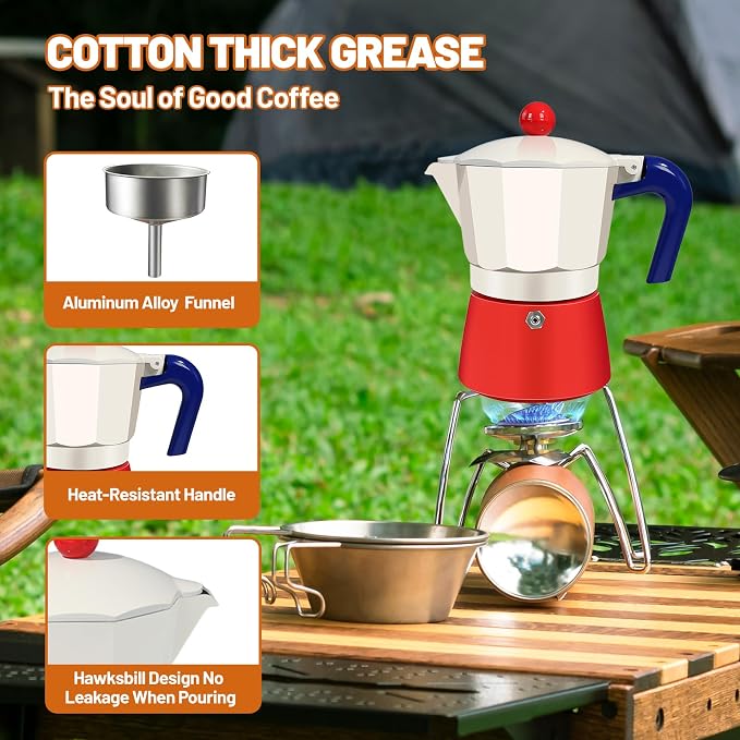 12 Cup Aluminum Espresso Stovetop Moka Pot Express Coffee Maker Percolator - Image 5