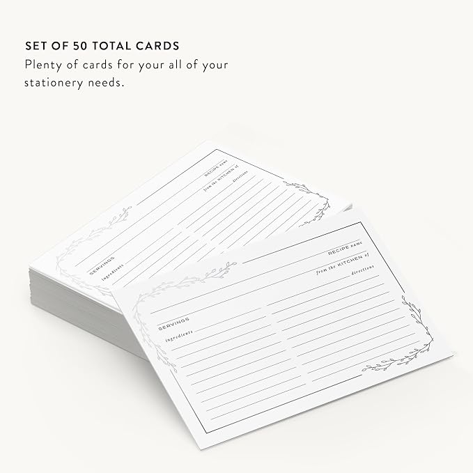 Dashleigh Silver Foil Recipe Cards - Image 6