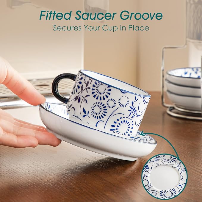 vancasso 4OZ Stackable Espresso Cups - Image 4