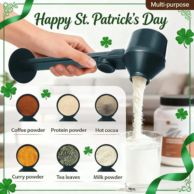 Coffee Scoop & Funnel, Jade Green, 2 Models A&B, 2Tbsp Dosing Spoon, 51mm - Image 3