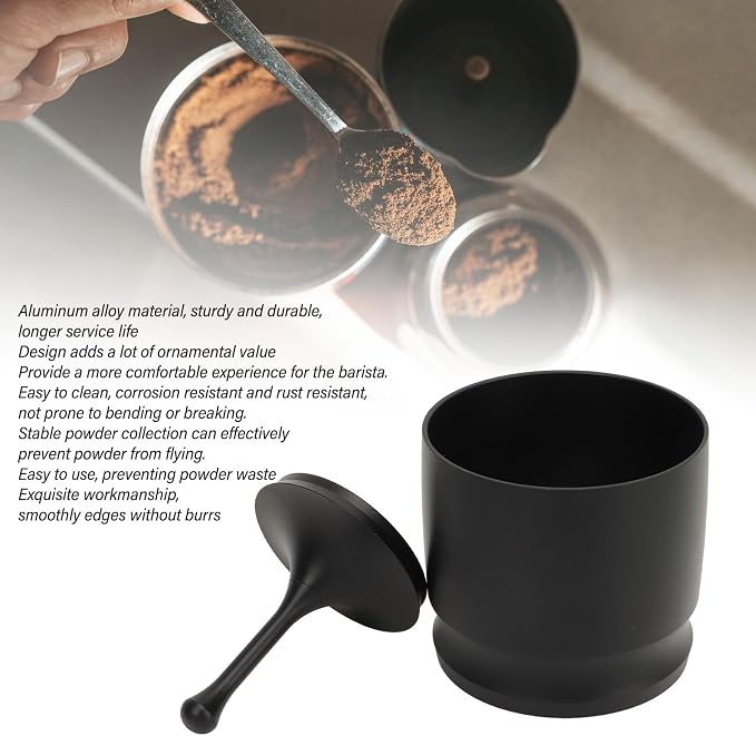 Coffee Powder Picker, 58mm Aluminum Alloy Dosing Rings Press - Image 6
