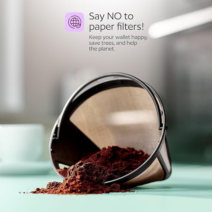 2-Pack #4 Reusable Permanent Cone Coffee Filters - Image 7