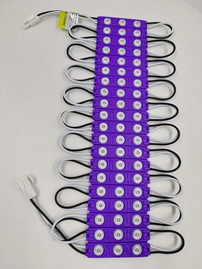 110V AC Purple LED Module 1.5W for Letter Lightbox Advertising Signs by QQINGCHEN