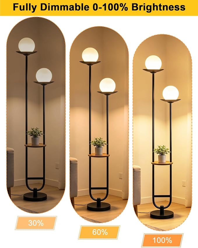 Lightdot 63IN Black Floor Lamp - Image 2