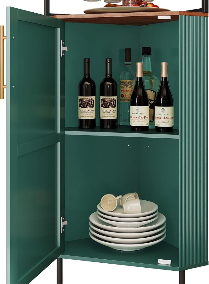 ARTPOWER Corner Bar Cabinet - Image 8