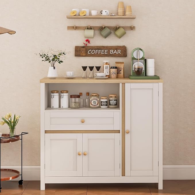 Viaozutis Coffee Bar Cabinet - Image 2