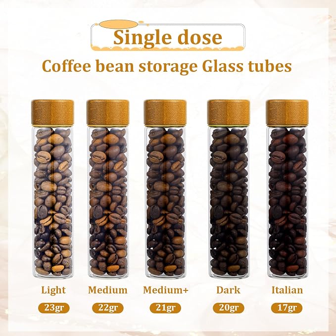 12 Pack Single Dose Coffee Bean Storage Tubes - Image 6
