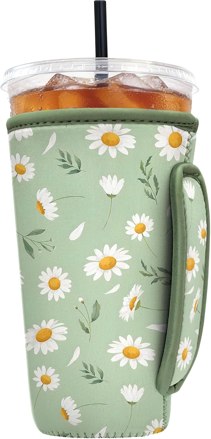 Reusable Insulated Neoprene Iced Coffee Sleeve by Cavllson