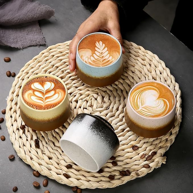 ceramic espresso cups expresso cups expresso cups set of 4 cute espresso cups - Image 8