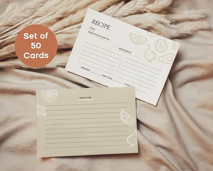 Recipe Cards, 4x6 Premium Recipe Cards - Image 2