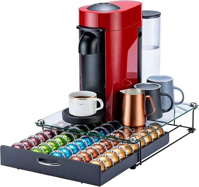 FlagShip for Vertuo Pod Holder Coffee Pod Organizer for Nespresso Pod Storage - Image 5