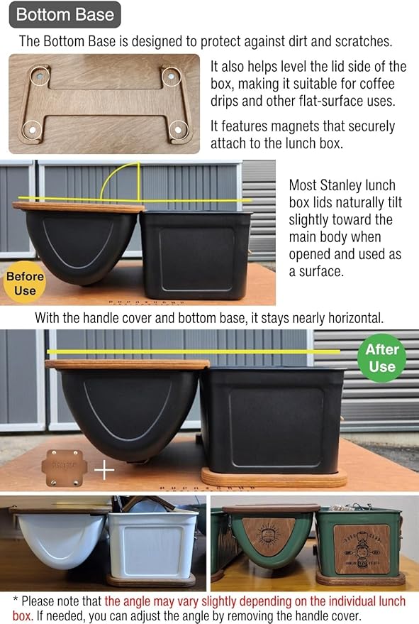 Wooden Table Compatible with Stanley Lunch Box 10qt - Image 5