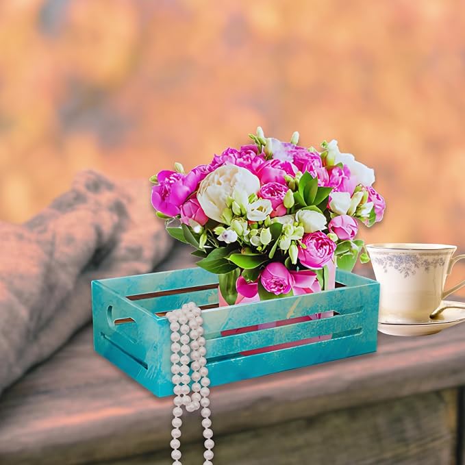 Wooden Tray with Handles - Image 9