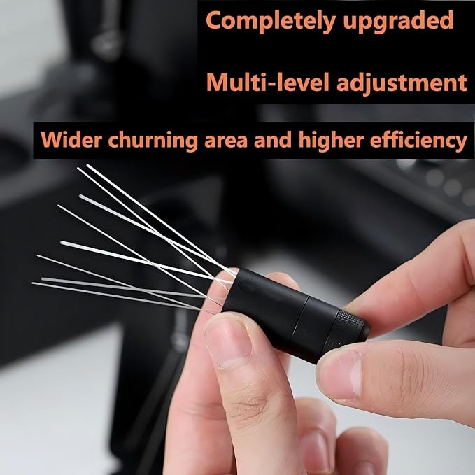 WDT Espresso Coffee Distribution Tool Magnetic Stand Adjustable Barista Needle - Image 5
