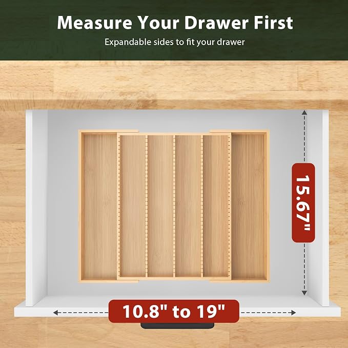 Bamboo Coffee Pod Holder Drawer – K Cup Organizer Compatible - Image 3