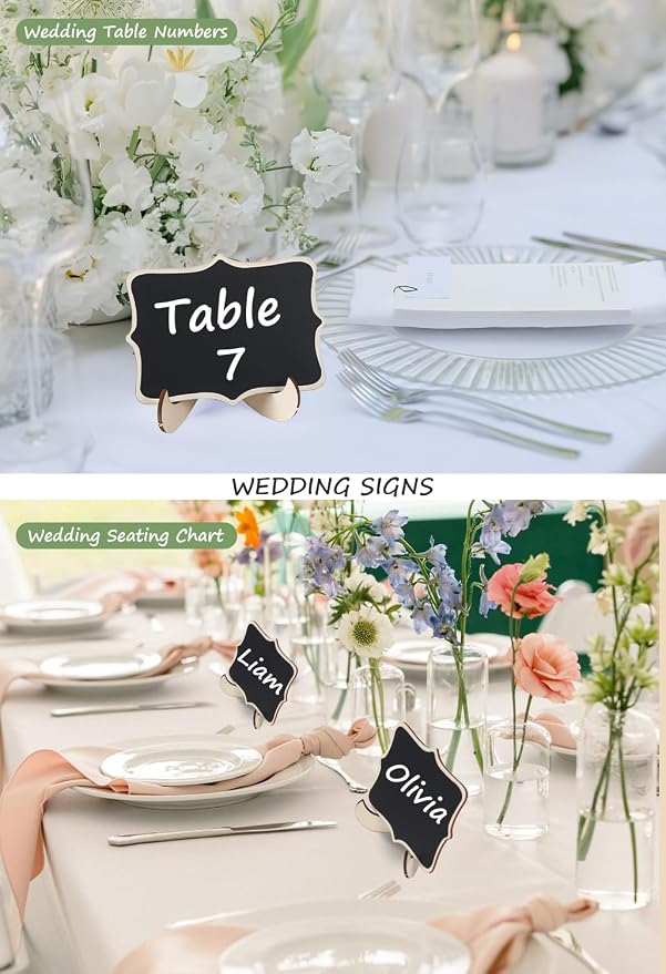 Herda 18PCS Mini Chalkboard Signs - Image 4