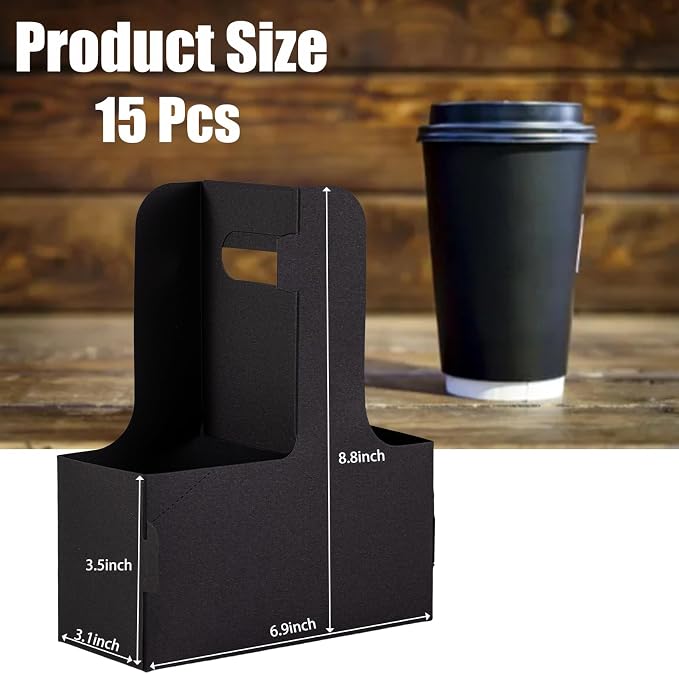 15 Pack 2/4 Cup Drink Carrier - Image 2