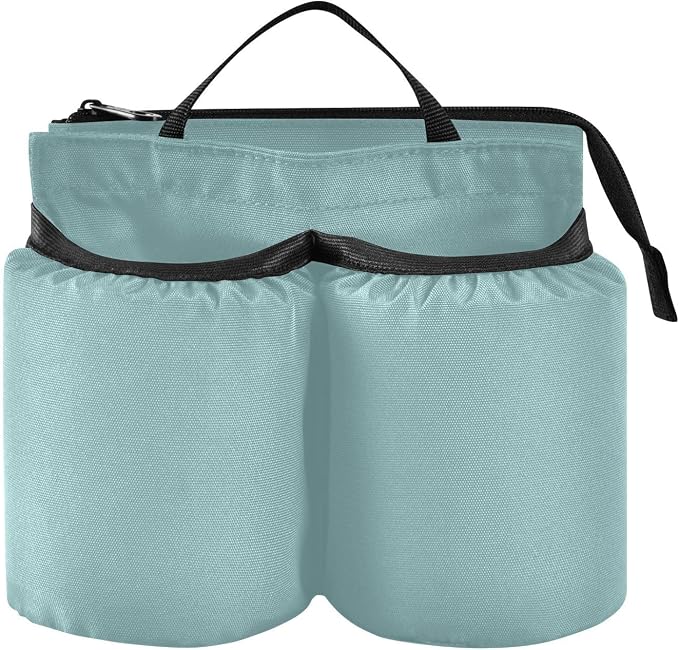 DOMIKING Teal Travel Luggage Cup Holder - Image 6