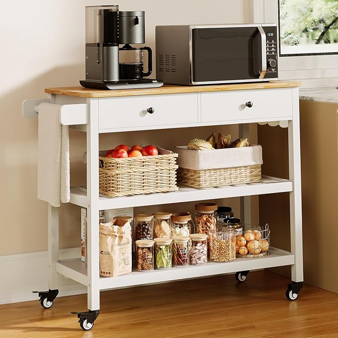 Gizoon Kitchen Island Cart on Wheels by Gizoon