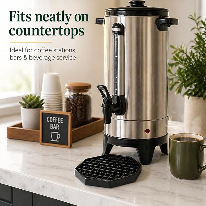 6" Octagon Coffee Drip Tray Catcher - Image 4