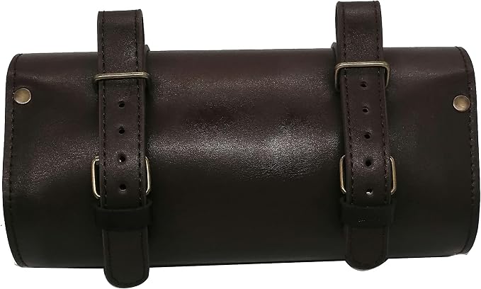WUYAN Bike Handlebar Leather Bags Under Seat Retro Classical Mountain MTB Road - Image 5