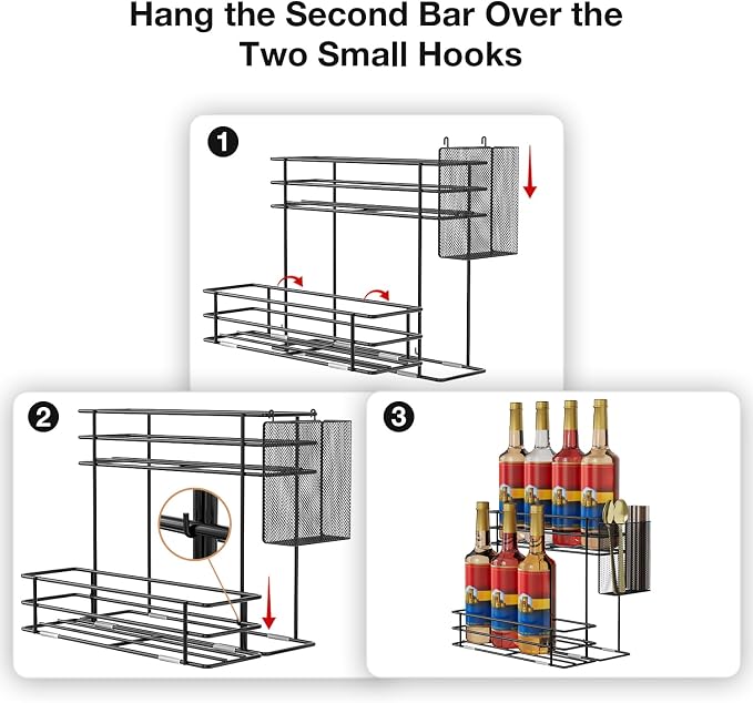 OVICAR Coffee Syrup Organizer Rack - Image 5