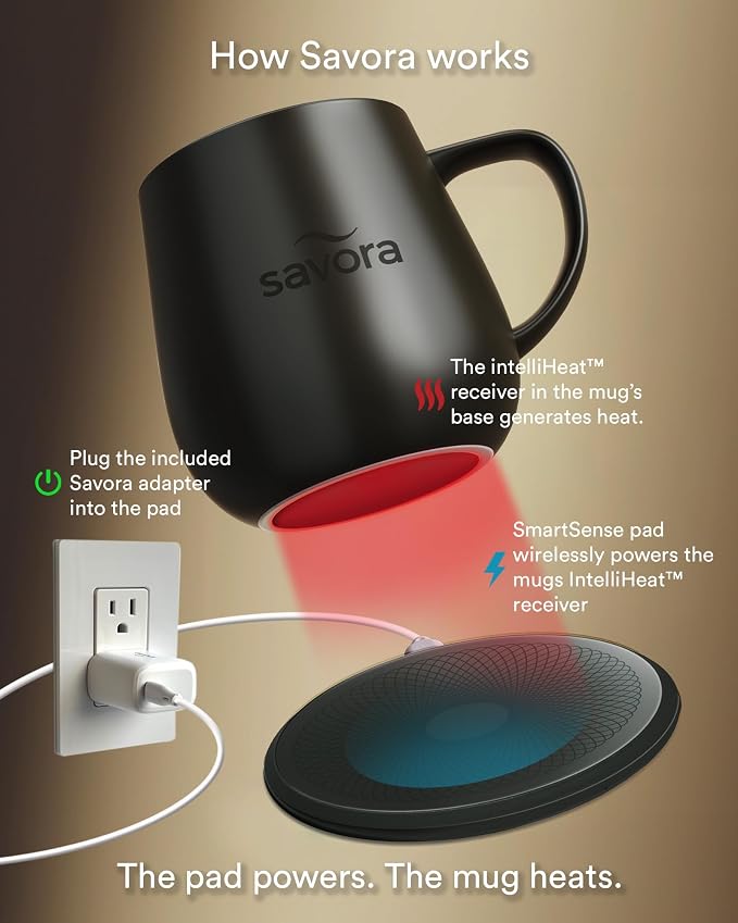 12oz IntelliHeat™ Coffee Mug | Barista’s Choice | Exclusive Wireless SmartSense - Image 2