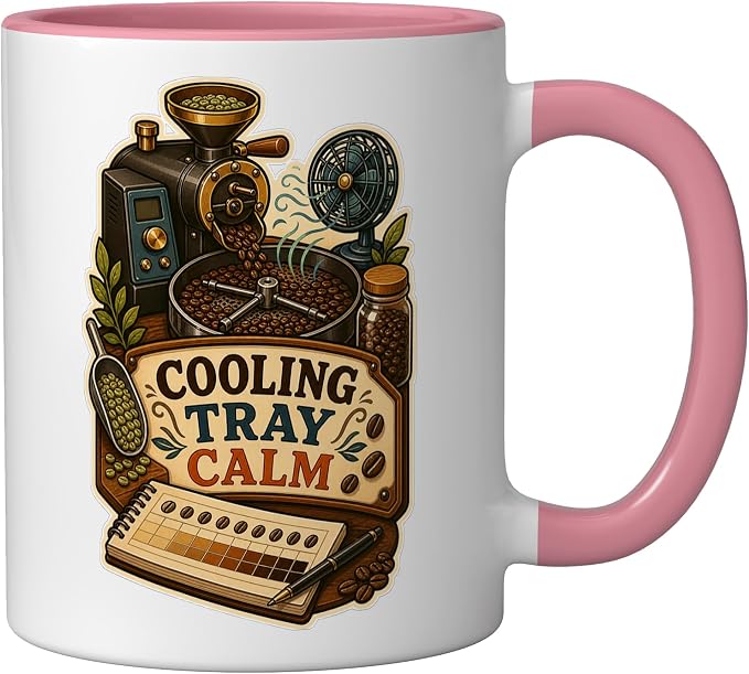 Cooling Tray Calm Coffee Roasting Ceramic Mug - Image 2