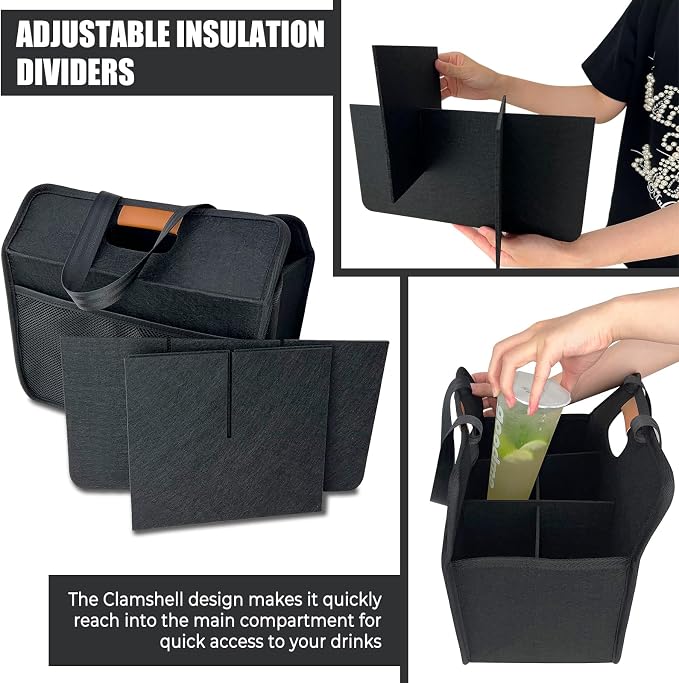 Foldable 6 Cup Drink Carrier - Image 4