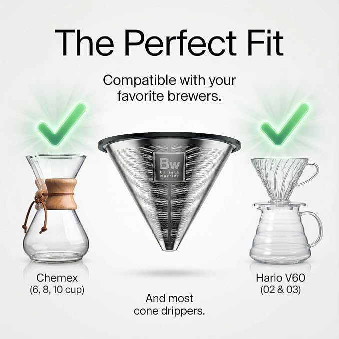 Barista Warrior Reusable Coffee Filter - Image 2
