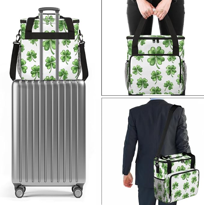 St Patrick's Day Coffee Maker Travel Bag, Portable Storage Tote Bag - Image 7