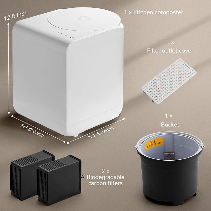 Airthereal Revive R500 Electric Kitchen Composter, SHARKSDEN® Tri-Blade - Image 9