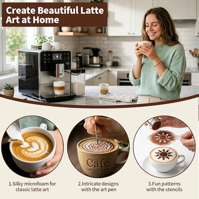 26 PCS Espresso Accessories Kit, Espresso Tamper Kit Coffee Tamper Set - Image 7